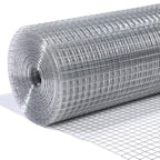 LAN JIA Hardware Cloth 1/2 inch 48 in x 50 ft 19 Gauge, Hot-dip Galvanized After Welding, Chicken Wire Fencing, Garden Fencing Welded Wire Cloth Garden Fence Chicken Coop/Run Wire