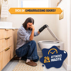 Odor Eliminating Septic Tank Treatment Pods with 2X Strength - 12 Month Supply of Septic & Sewage Cleaner - Helps Prevent Backups & Repairs - by Septic Snackers