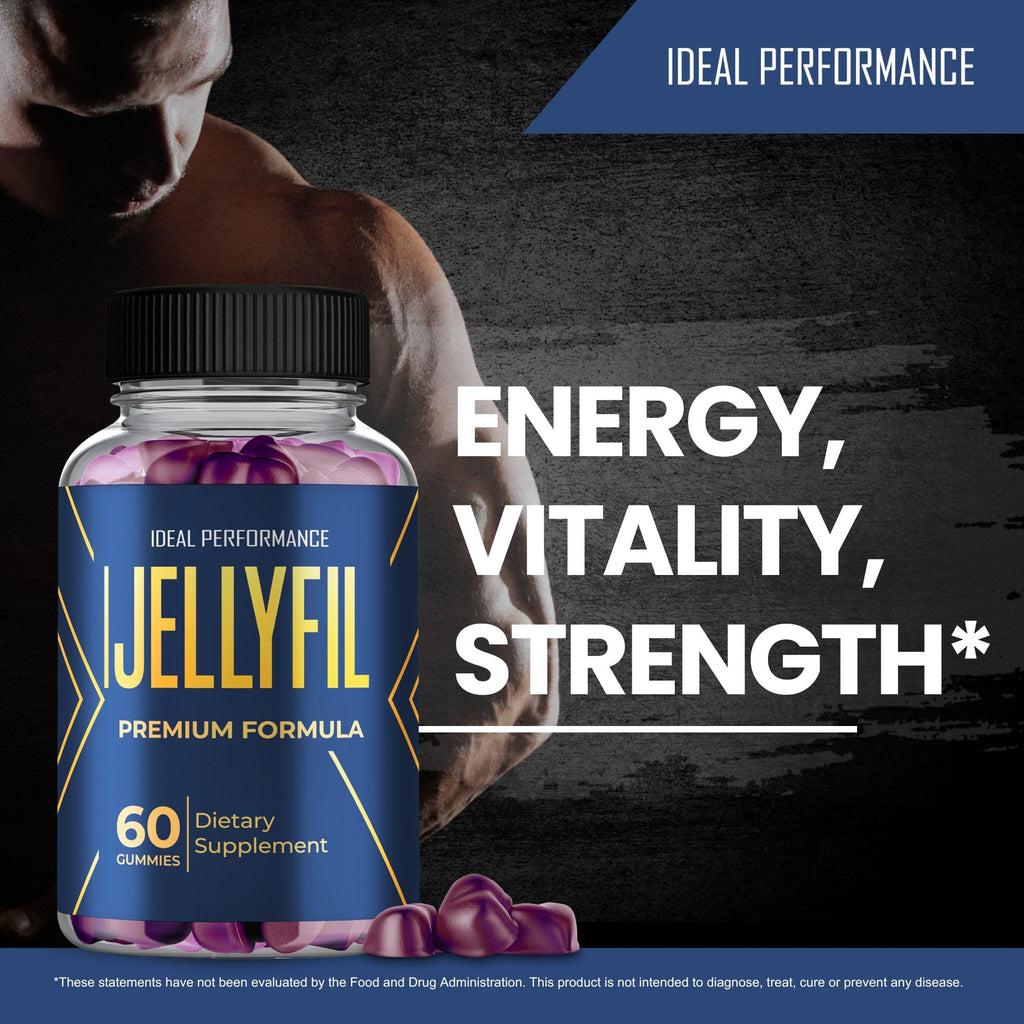 Jellyfil Gummies, Jellyfil Supplement Gummys with All Natural Ingredients - Maximum Strength, Daily Energy & Wellness Support, All Natural for Drive, Stamina and Active Lifestyle Reviews (2 Pack)