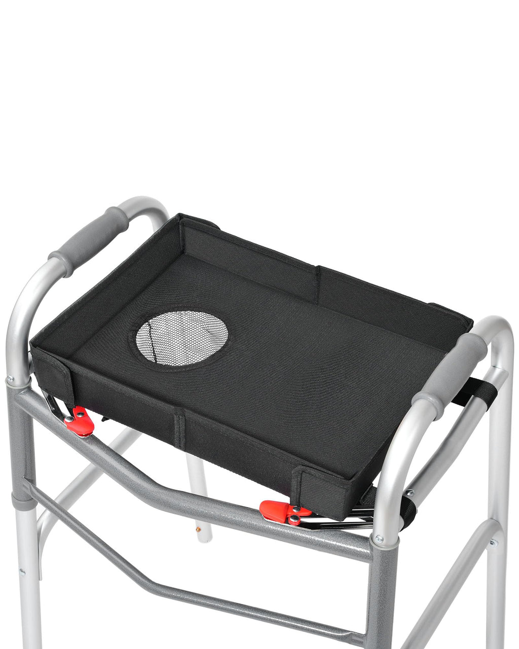 FANGSUN Walker Tray with Cup Holder, Lightweight Detachable Mobility and Walker Accessories Table for Senior, Rollator Tray for Rolling Folding Rollator, Easy Assembly