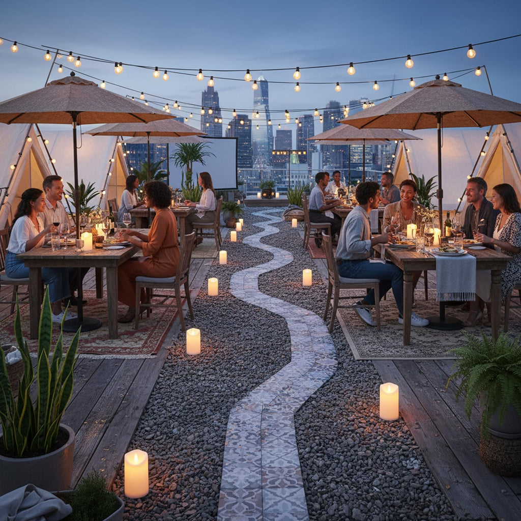 Flameless Candles 4" 5" 6" Outdoor Indoor Pillars Battery Operated Flickering Candles Include 8-Key Remote Timer 400+ Hours by 2 AA Batteries (White Candle - Warm light, 3"D x 4"|5"|6" H - 24 Pack)