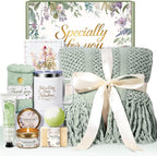 Birthday Gifts for Women, Christmas Self Care Gift Basket for Women, Thinking of You & Get Well Soon Gifts, Relaxing Spa Care Package for Mom, Sister, Best Friend, Her