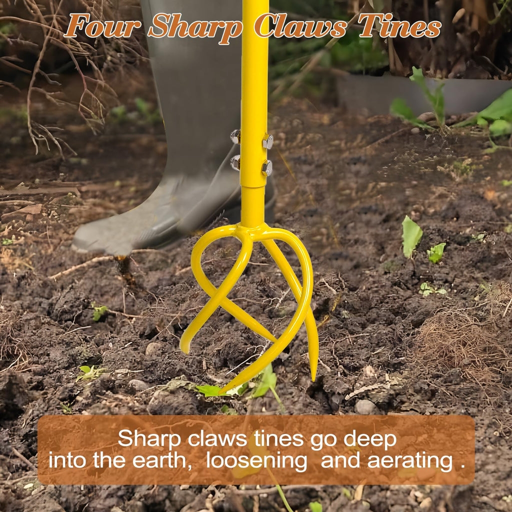 BARAYSTUS Hand Tiller, Twist Garden Claw Cultivator for Soil loosening