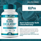 GL Pro Blood Support Capsules, GL Pro Advanced Blood Supplement Pills - Maximum Strength, All Natural Healthy Circulation & Stable Levels, Advanced GLPro Health Support Reviews (60 Capsules)