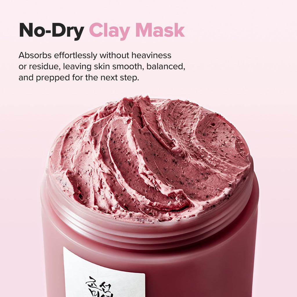 Beauty of Joseon Red Bean Pore Refreshing Mask Mud Cream Hydrating Wash Off Pack, Pore Cleansing Exfoliator, Korean Skin Care for Men and Women 140ml, 4.73 fl.oz