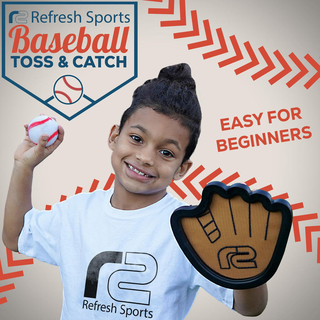 Toss and Catch Ball Game Set: Best Toy Gifts for Boys 9 8 7 6 5 4 2 3 Year Old Boy Birthday Gift Idea - Fun Toddler Boy Toys - Baseball Gifts for Girls & Boys Baseball Glove Trainer Toddler Presents