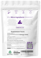 Micro Ingredients Melatonin 20mg, 400 Tablets | Natural Strawberry Flavor | Fast Dissolve | No Drug | Vegetarian Friendly | Non-GMO, No Gluten, Sugar Free