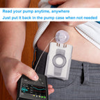 360° Rotating Insulin Pump Holder Fit for Medtronic MiniMed 780G, 670G, 770G, 630G, 640G Pumps,Insulin Pump Case Clip for Medtronic 780g Accessories,Suitable for Diabetes Insulin Management (Clear)