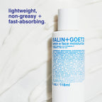 MALIN+GOETZ Vitamin E Face Moisturizer | Lightweight Hydrating Daily Face Cream Balancing All Skin Types | Fragrance-Free, Vegan | 4 Fl Oz