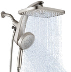 Rain Shower Head with Handheld Showerhead, Nickel 1.8GPM 460311