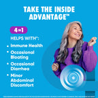 Daily Probiotic Capsule - Digestive Advantage 30 Capsules, Survives 100x Better, Lessens Bloating, Calcium, Promotes Digestive Health and Gut Flora, multi
