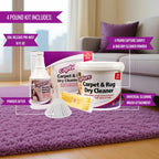 Capture Carpet Total Care Kit 400 - Home Couch and Upholstery, Car Rug, Dogs & Cats Pet Carpet Cleaner Solution - Strength Odor Eliminator, Stains Spot Remover, Non Liquid & No Harsh Chemical