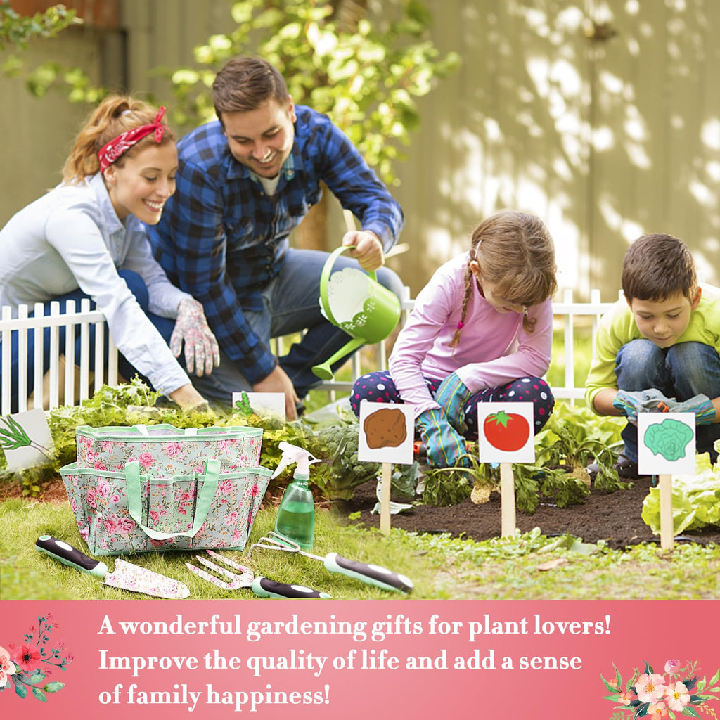 Carsolt 11Pcs Floral Gardening Tools Set, for Women Mom