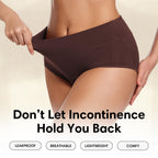 Everdries Washable & Reusable Incontinence Underwear for Women Over 60 - Leakproof, Discreet, Absorbent, Machine-Washable Panties (Comfort Plus, 3XL, Pack of 5)