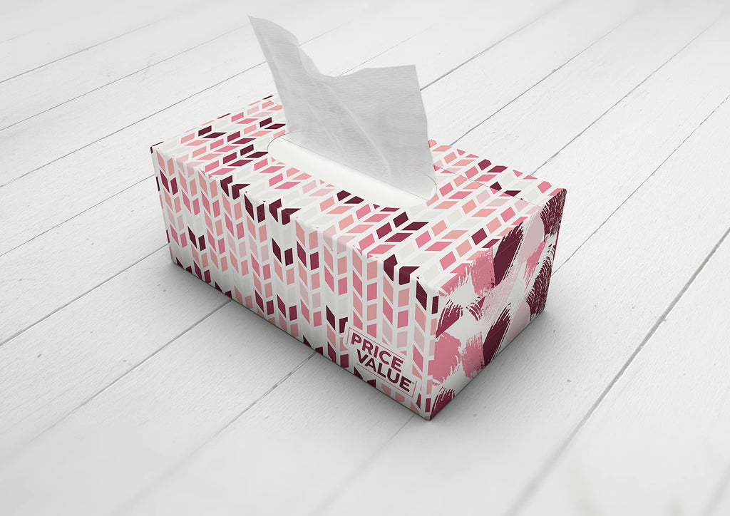 Price Value Facial Tissues boxes 230 Sheets Per Box 8 Boxes. Premium Soft Gentle and Durable in A Stylish Box - 1,840 Sheets
