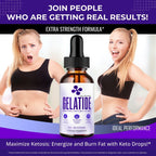 Gelatide Drops, Official Gelatide Supplement Droppers - Maximum Strength, All Natural Keto Liquid Droppers, Advanced Formula Sustain Active Lifestyle & Fitness Goals, Gela Tide Drops Reviews (2 Pack)