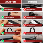 XFasten Butyl Sealing Tape, Black, 1/8-In x 3/4-In x 30-Foot Plumbers Putty, RV Sealant, Boat Sealing, EDPM Butyl Tape