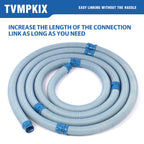 Pool Cleaner Hose for Zodiac MX6 MX8 Twist Lock Pool Vacuum Hose Replacement Parts 39 Inch R0527700 MX6 MX8(6pack)