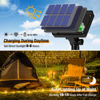 btfarm 4 Pack Solar String Lights Outdoor - Total 132FT 320LED Solar Fairy Lights Outside Waterproof 8 Modes, Copper Wire Solar Powered Twinkle Light for Garden Tree Christmas Wedding Party,Warm White