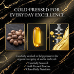 Jqewlg Athera Sacha Inchi Oil for Joints Capsules - Cold-Pressed Sacha Inchi Oil with Vitamin D3, Joint & Mobility Support, Vegan Softgels for Daily Wellness - 60 Softgels