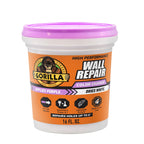 Gorilla High Performance Wall Repair Color Change, 16 Ounce Tub, Applies Purple, Dries White – Spackling & Primer in One, Shrink & Crack Resistant