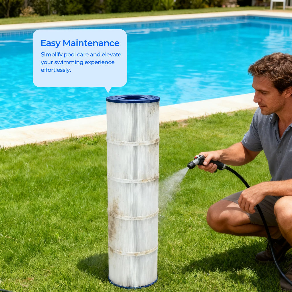 AQUIVEX CL580 Jandy Pool Filter Cartridge, Compatible with Jandy CL580, CV580, APCC7355, Pleatco PJAN145, PJAN145-PAK4, Unicel C-7482, Filbur FC-0820, FC-6415, Aladdin 24501, 4 Pack