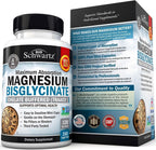 Magnesium Bisglycinate Chelated Supplement - High Absorption Magnesium Glycinate Supplement for Women and Men - Sleep, Muscle, Bone & Joint Support - Non-GMO, Non-Laxative Chelate - 360 Capsules