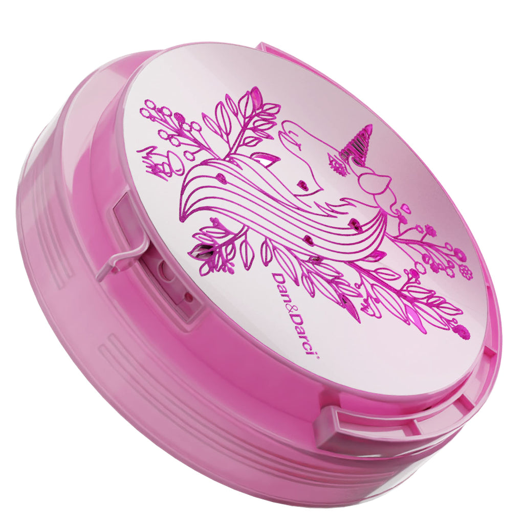 Dan&Darci Light-Up Unicorn Terrarium Kit for Kids - Kid Birthday Gifts - Best Unicorn Toys & Activities Kits Presents - Arts & Crafts for Little Girls & Boys Age 4 5 6 7 8-12 Year Old Girl Gift