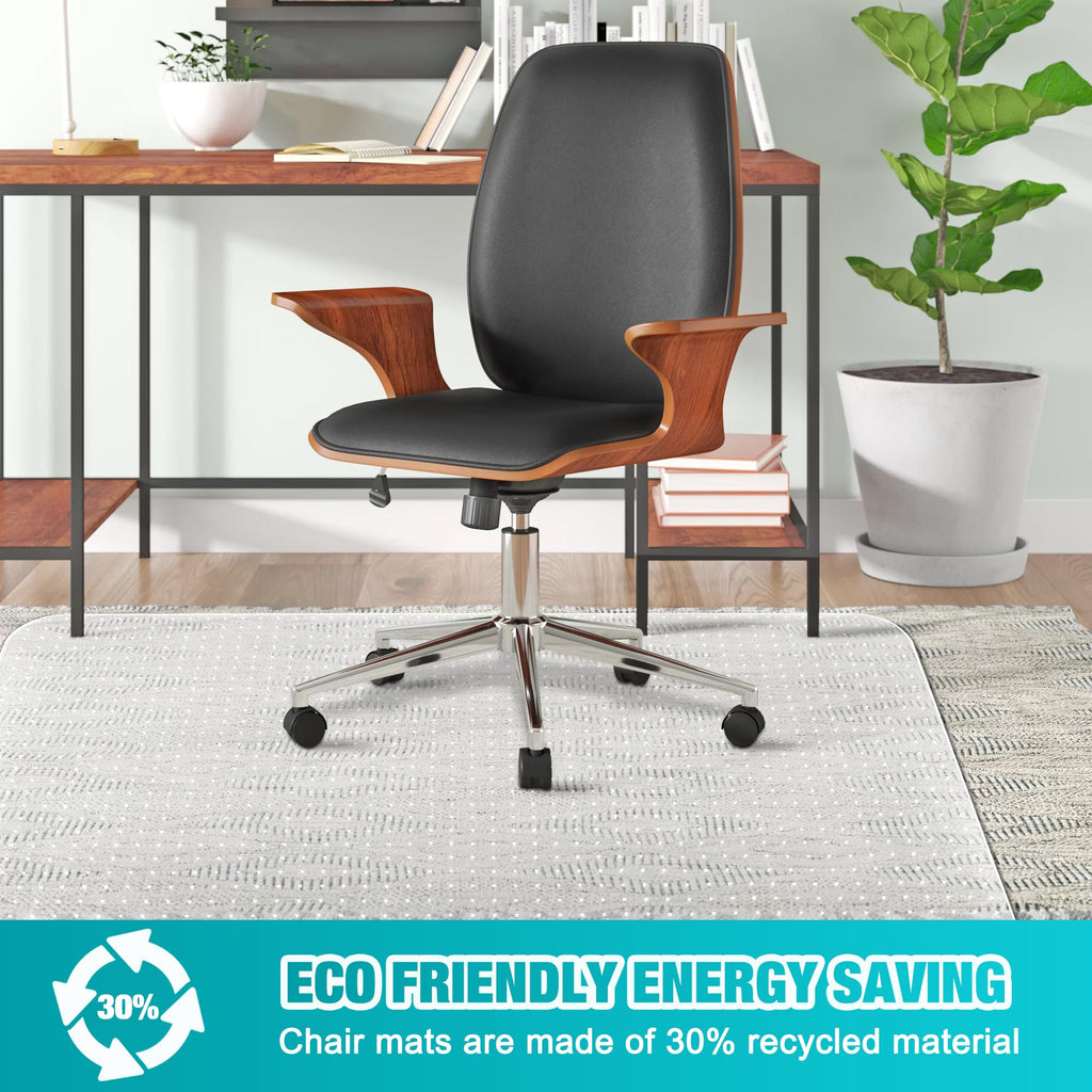 BesWin Office Chair Mat for Carpet, 30" x 48", Clear