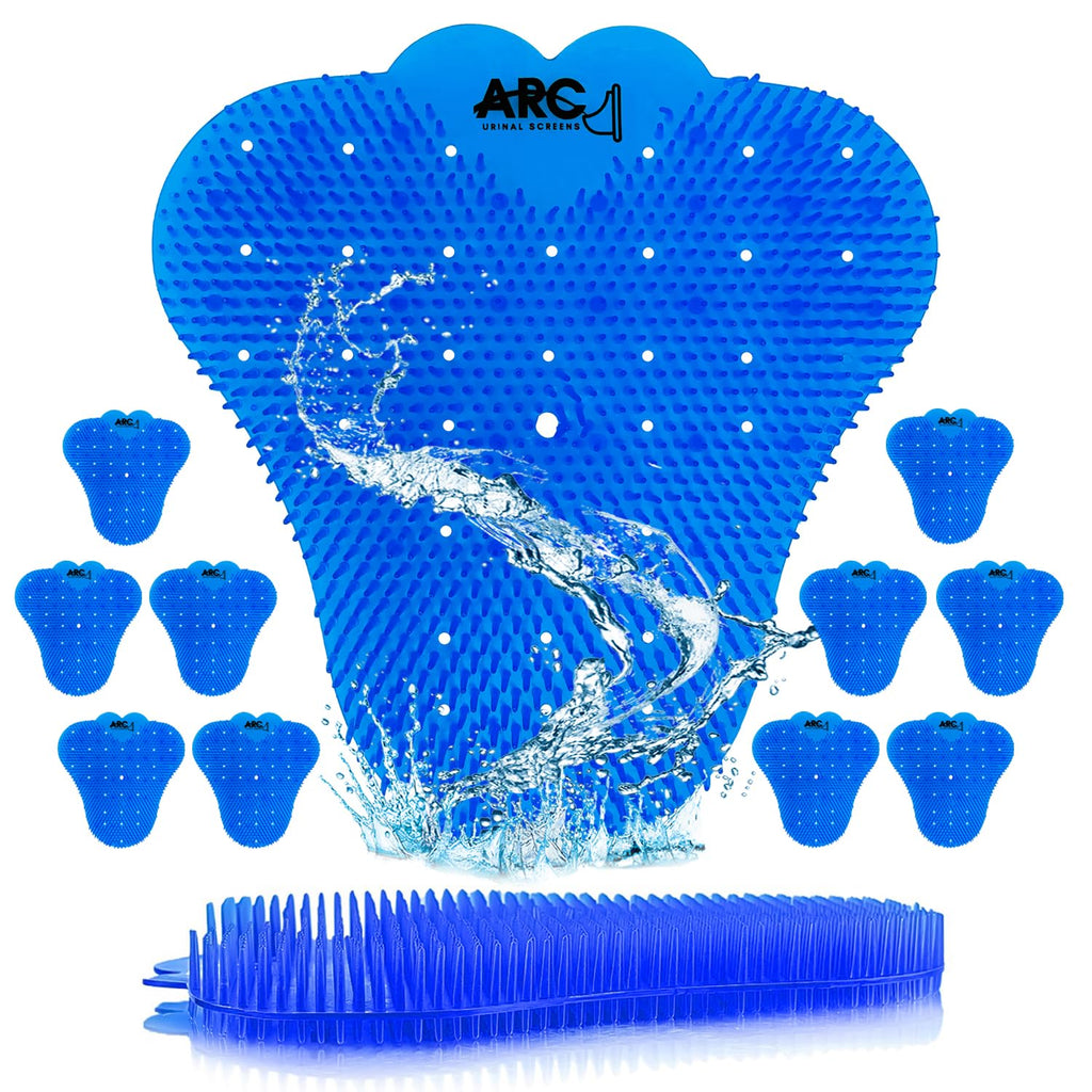 ARC Urinal Screens - Anti-Splash Urinal Screens Deodorizer (10 Pack) | Urinal Cake | Long Lasting Scent to Eliminate Odors | Used for Bathrooms in Bars, Restaurants, Schools, and other Businesses
