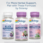 SOLARAY Vital Extracts Mangosteen 500mg - Herbal Supplements for Wellness Support - Mangosteen Fruit Extract with 75mg Xanthones, 100mg Polyphenols - Vegan, Gluten Free, 60-Day Guarantee - 60 Servings