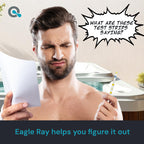 Eagle Ray Digital Spa Water Test Kit by AquaDoc with Digital Water Tester and 30 hot tub Test Strips for Chlorine, Bromine, Total Hardness, Cyanuric Acid, Alkalinity, and pH