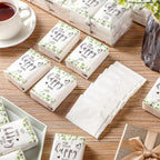 Wedding Facial Tissues Items for Welcome Bags Pocket Tissues Mini Tissues Travel Size Wedding Favors for Guests 3-Ply Happy Tears Tissue Packs for Party Ceremony Graduation(100 Packs)