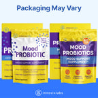 InnovixLabs Mood Probiotic for Women & Men, Clinically Studied Digestive & Mood Support Supplement, Lactobacillus helveticus Rosell-52ND & Bifidobacterium longum Rosell-175, 60 Capsules (Pack of 2)
