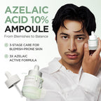 SKIN1004 Azelaic Acid 10% Ampoule, Korean Facial Centella Serum,1.01 fl.oz