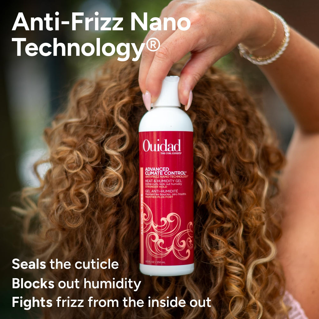 Ouidad Advanced Climate Control Heat & Humidity Curl Gel, Stronger Hold