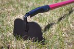 BULLY TOOLS 12-Gauge Garden Hoe for Gardening, Heavy Duty Draw Hoe for Weeding, Cultivating and Turning Soil, 58" Fiberglass Long Handle Weed Puller Tool, Garden Tools 100% Made in USA