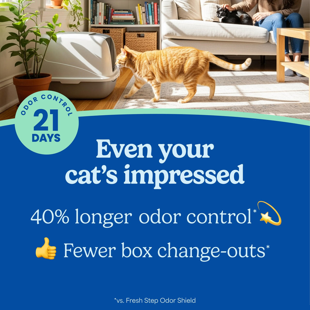 Fresh Step Advanced Ever Fresh Multi Cat Clumping Cat Litter, 16 lb., 2 Pk