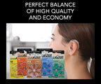 Hear Clear Size 675P Cochlear Implant Hearing Aid Batteries Green Tab (60 Batteries)