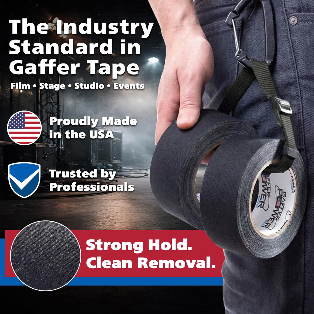Gaffer Power Fluorescent Green Gaffer Tape 2 Inch x 30 Yards, USA Made