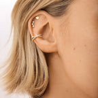 Sterling Silver Ear Cuffs Non Piercing Fake Conch Cuff Earrings for Women
