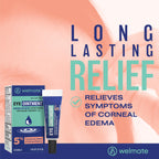 WELMATE - Eye Ointment (1 Tube) - Sodium Chloride Hypertonicity Ophthalmic Ointment 5% - Relief of Corneal Edema Symptoms - Lanolin & Mineral Oil - Sterile - Travel Size - Eye Care - 1/8 oz (3.5g)