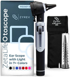 Zyrev ZetaLife Otoscope - Ear Scope with Light, Ear Infection Detector, Pocket Size (Gray Color)