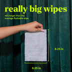 Goodwipes Flushable Butt Wipes Made with Vitamin E & Aloe - Soft & Gentle Wet Wipe Dispenser for Home Use, Septic & Sewer Safe - Largest Adult Toilet Towelettes - Variety Pack, 240 Count (4 Packs)