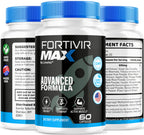 (2 Pack) Fortivir Max Capsule - Fortivir Max Advanced Formula Pills - Maximum Strength, FortivirMax All Natural Premium Support for Overall Health and Wellness Reviews, 120 Capsules for 2 Months