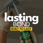 Construction Adhesive - Fast Curing Anchoring Adhesive for Concrete, Brick, Stone & Fasteners - Gray Structural Bonding with Extra Nozzle (10.1 fl oz / 300ml)