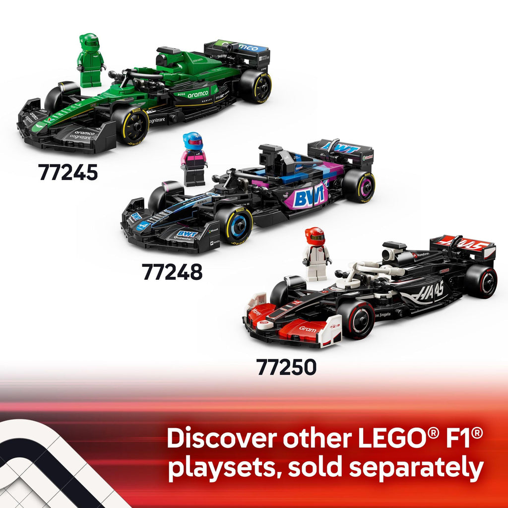 LEGO Speed Champions Ferrari SF-24 F1 Race Car Toys - Building Sets for Kids, Boys & Girls, Ages 10+ - Ferrari F1 Model Car Kits for Display or Play - Gift Ideas for Birthdays and Fans - 77242