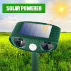 2024 Upgraded Solar Animal Repellent Ultrasonic pest Repeller Cat Repellent Squirrel Repellent Outdoor Waterproof Motion Sensor Strobe Lights Raccoon Repellent Skunk Coyote Deterrent(4 Pack)