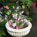 GOOOXIM Metal Garden Obelisk Trellis - 12"x18" Support for Climbing Plants