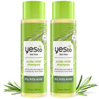 Yes To Tea Tree Scalp Relief Shampoo, pH Balancing Formula To Calm Dry Itchy Scalp While Moisturizing & Nourishing Hair, With Tea Tree & Sage Oil, Natural, Vegan & Cruelty Free, 12 Fl Oz 2PK
